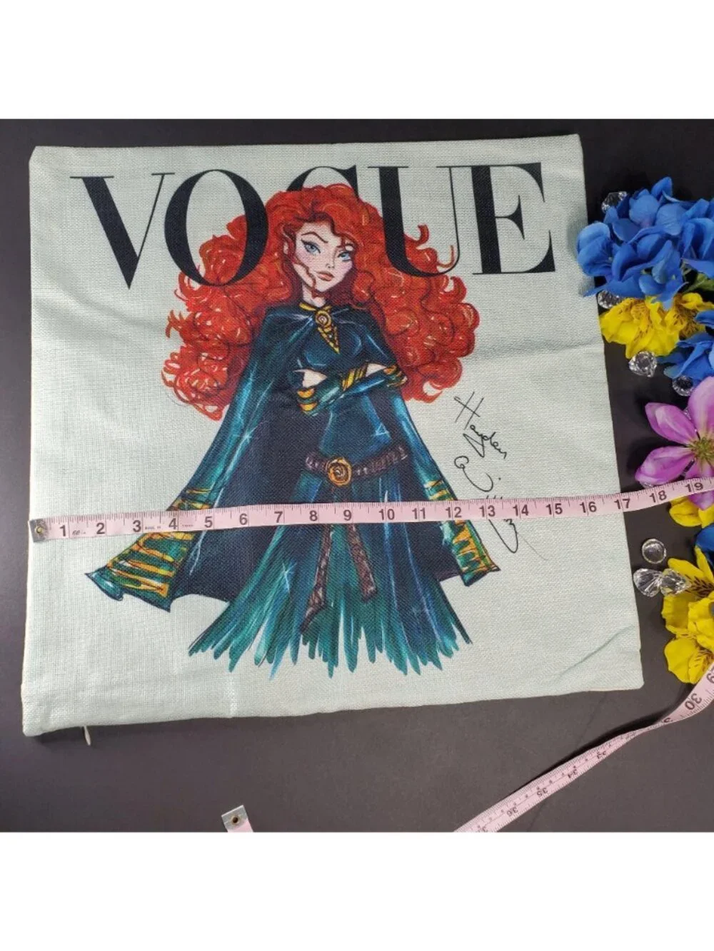 Merida Throw Pillowcase Home Decor Princess Sham Accent Pillow Cushion Cover